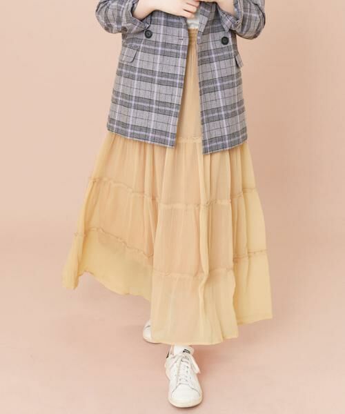 KBF / ケービーエフ スカート | KBF+　シアーティアードスカート∴ | 詳細2