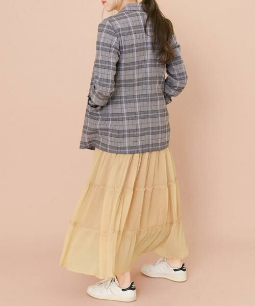 KBF / ケービーエフ スカート | KBF+　シアーティアードスカート∴ | 詳細3