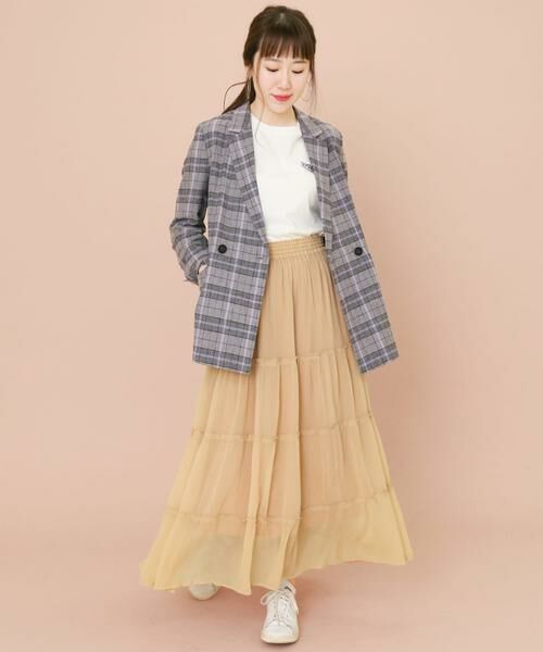 KBF / ケービーエフ スカート | KBF+　シアーティアードスカート∴ | 詳細5