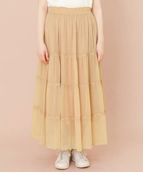 KBF / ケービーエフ スカート | KBF+　シアーティアードスカート∴ | 詳細6