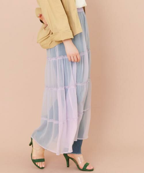 KBF / ケービーエフ スカート | KBF+　シアーティアードスカート∴ | 詳細14