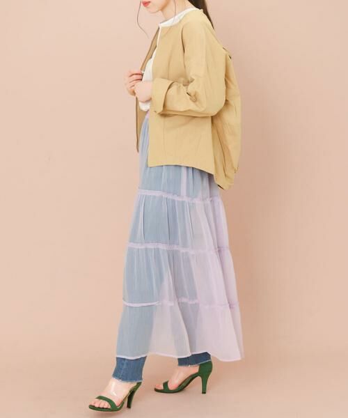 KBF / ケービーエフ スカート | KBF+　シアーティアードスカート∴ | 詳細15