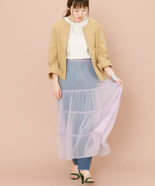 KBF / ケービーエフ スカート | KBF+　シアーティアードスカート∴ | 詳細16