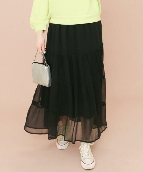 KBF / ケービーエフ スカート | KBF+　シアーティアードスカート∴ | 詳細19