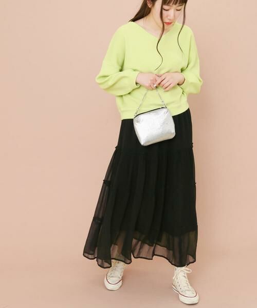 KBF / ケービーエフ スカート | KBF+　シアーティアードスカート∴ | 詳細21