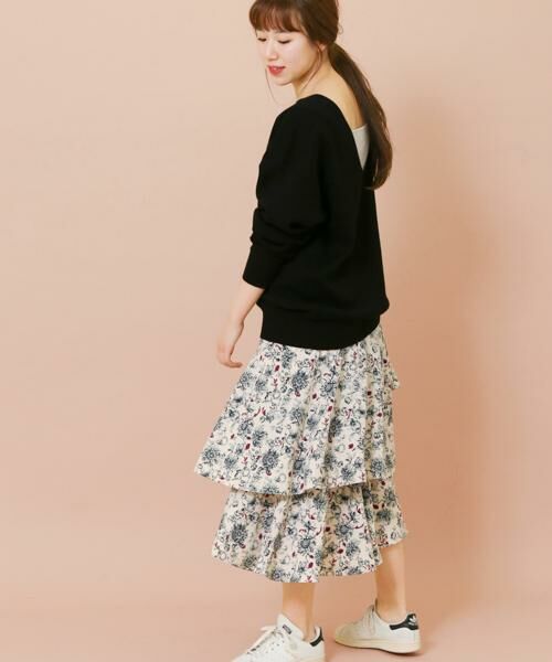 KBF / ケービーエフ スカート | KBF+　フラワープリントボリュームスカート | 詳細25