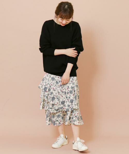 KBF / ケービーエフ スカート | KBF+　フラワープリントボリュームスカート | 詳細26