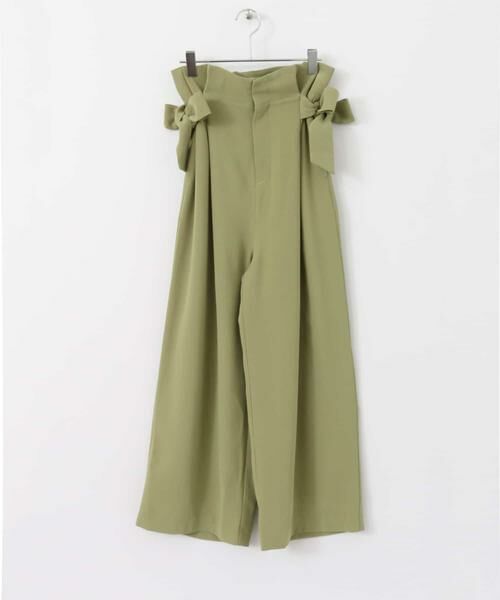 KBF / ケービーエフ その他パンツ | KBF+　サイドリボンワイドパンツ | 詳細1
