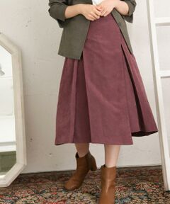 KBF / ケービーエフ スカート | KBF+　ランダムタックアシンメトリースカート∴