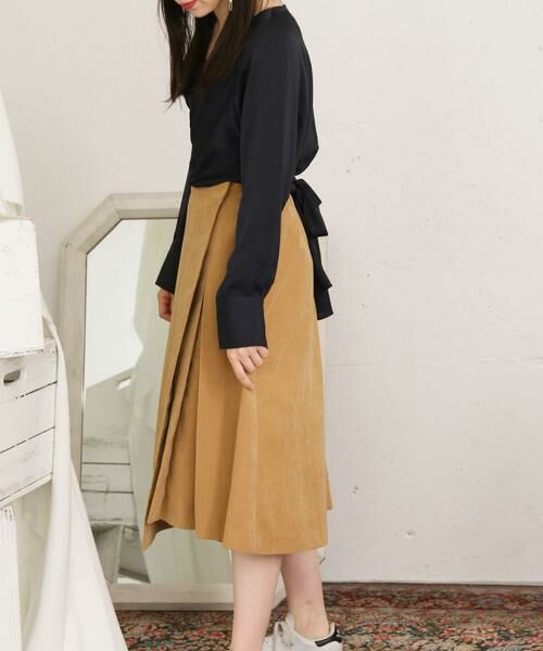 KBF / ケービーエフ スカート | KBF+　ランダムタックアシンメトリースカート∴ | 詳細7