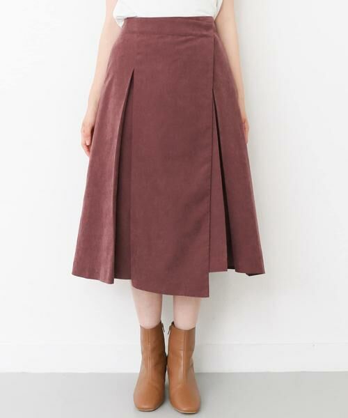 KBF / ケービーエフ スカート | KBF+　ランダムタックアシンメトリースカート∴ | 詳細14