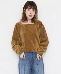 KBF / ケービーエフ Tシャツ | KBF+　スクエアネックカットソー∴