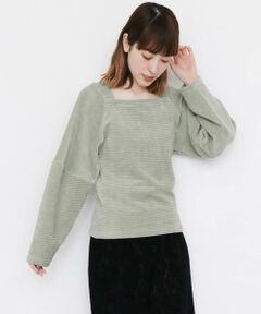 KBF / ケービーエフ Tシャツ | KBF+　スクエアネックカットソー∴