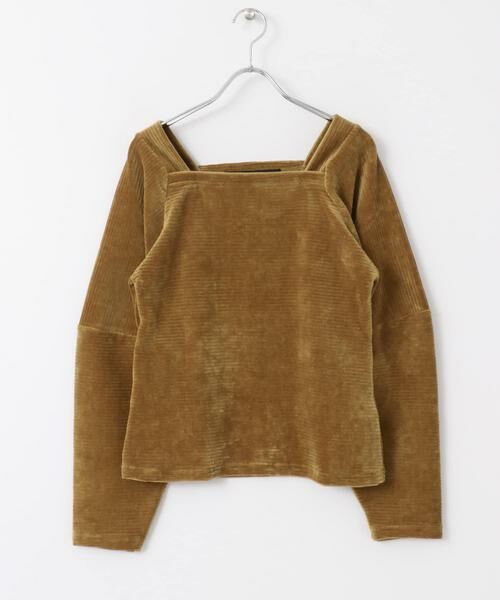 KBF / ケービーエフ Tシャツ | KBF+　スクエアネックカットソー∴ | 詳細4