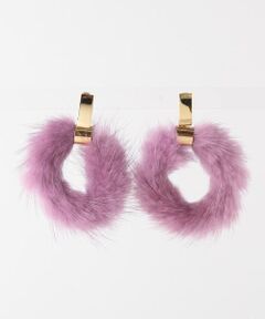 KBF / ケービーエフ ピアス・イヤリング | KBF+　ファーリングピアス∴