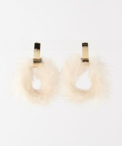 KBF / ケービーエフ ピアス・イヤリング | KBF+　ファーリングピアス∴