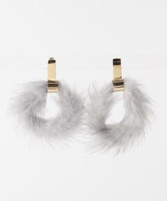 KBF / ケービーエフ ピアス・イヤリング | KBF+　ファーリングピアス∴