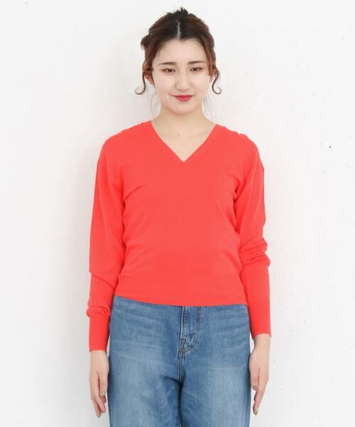 KBF / ケービーエフ ニット・セーター | KBF+　変型Vネックニット∴ | 詳細1