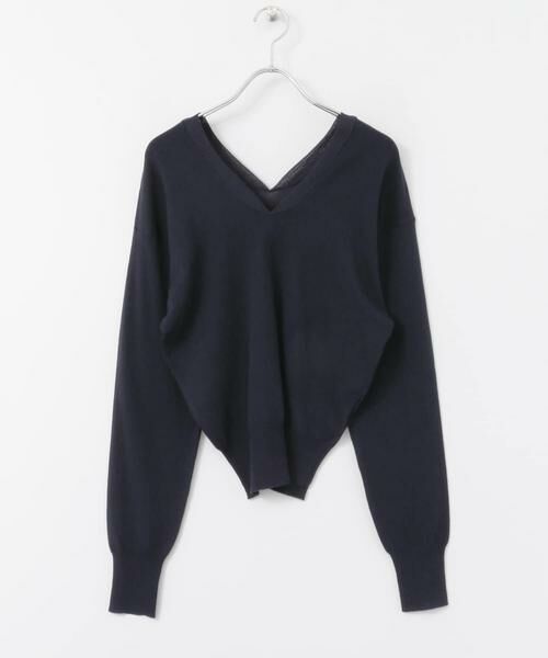 KBF / ケービーエフ ニット・セーター | KBF+　変型Vネックニット∴ | 詳細6