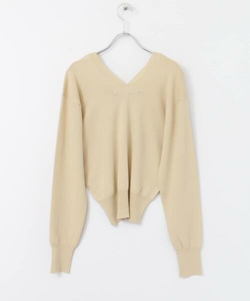 KBF / ケービーエフ ニット・セーター | KBF+　変型Vネックニット∴ | 詳細13