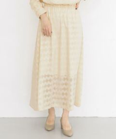 KBF / ケービーエフ スカート | KBF+　ジャガードフレアマキシスカート