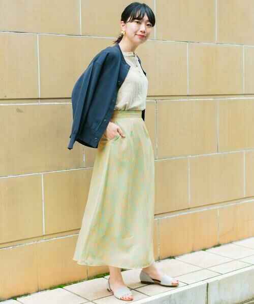 KBF / ケービーエフ スカート | KBF+　フラワープリントセミフレアスカート∴ | 詳細2