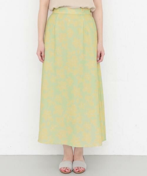 KBF / ケービーエフ スカート | KBF+　フラワープリントセミフレアスカート∴ | 詳細3