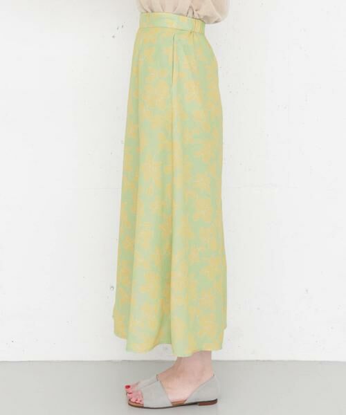 KBF / ケービーエフ スカート | KBF+　フラワープリントセミフレアスカート∴ | 詳細4