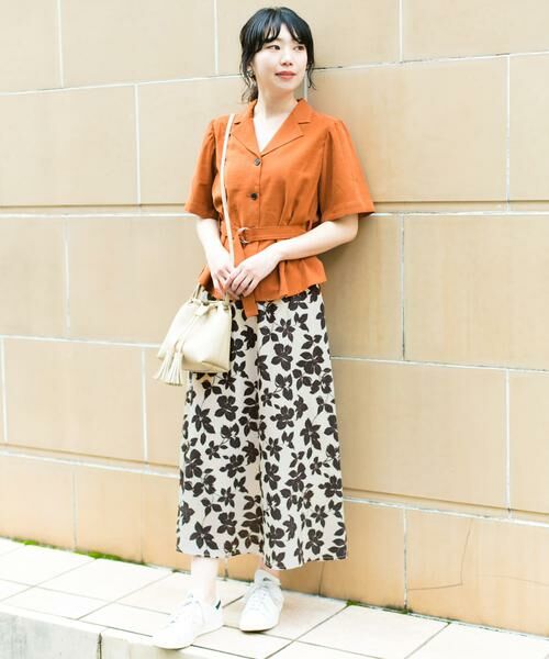 KBF / ケービーエフ スカート | KBF+　フラワープリントセミフレアスカート∴ | 詳細16