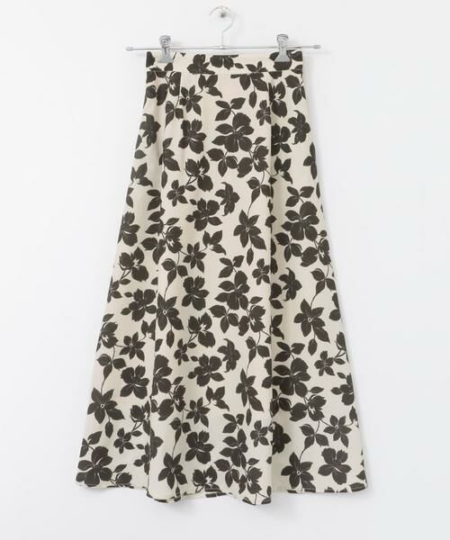 KBF / ケービーエフ スカート | KBF+　フラワープリントセミフレアスカート∴ | 詳細17