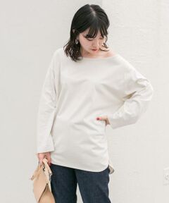 KBF / ケービーエフ Tシャツ | KBF+　アシメネックオーバーロングTシャツ