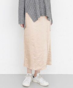 KBF / ケービーエフ スカート | KBF+　ラップサテンスカート