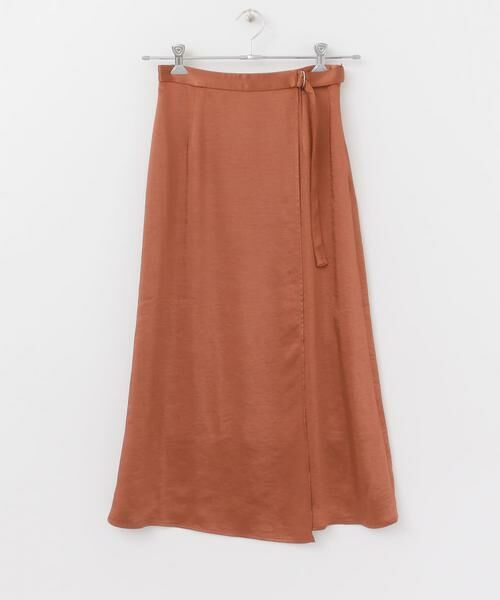 KBF / ケービーエフ スカート | KBF+　ラップサテンスカート | 詳細2