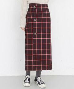 KBF / ケービーエフ スカート | KBF+　リバーシブルチェックスカート