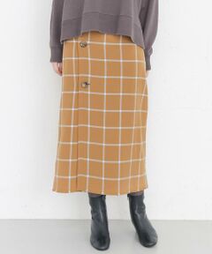 KBF / ケービーエフ スカート | KBF+　リバーシブルチェックスカート