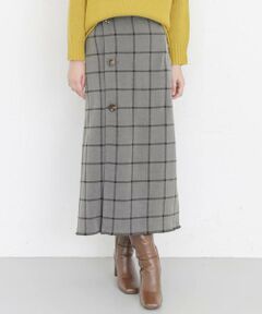 KBF / ケービーエフ スカート | KBF+　リバーシブルチェックスカート