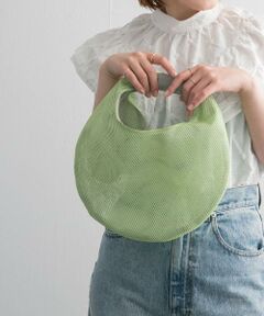 KBF / ケービーエフ ハンドバッグ | CONTROL FREAK　メッシュラウンドバッグ