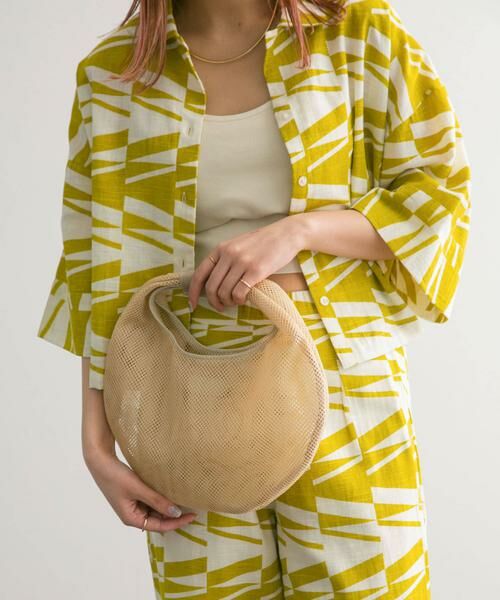 KBF / ケービーエフ ハンドバッグ | CONTROL FREAK　メッシュラウンドバッグ | 詳細13