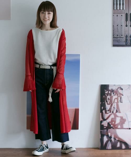 KBF / ケービーエフ カーディガン・ボレロ | 2wayレースカーディガン | 詳細1