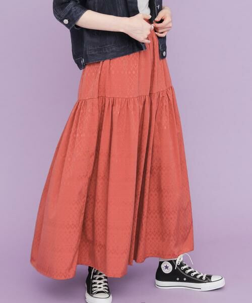 KBF / ケービーエフ スカート | ジャガードマキシスカート∴ | 詳細1