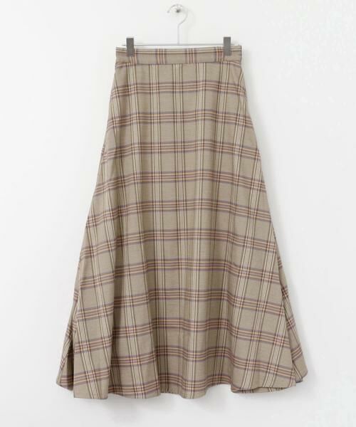 KBF / ケービーエフ スカート | チェック柄フレアロングスカート | 詳細22