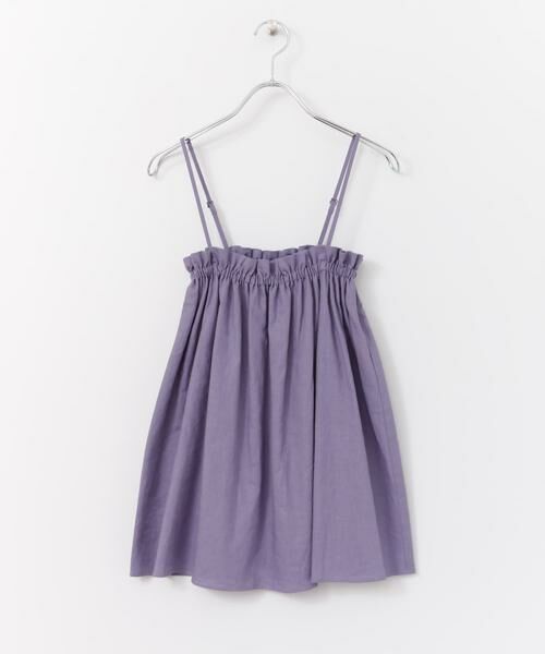 KBF / ケービーエフ キャミソール・チューブトップ | リネンギャザーキャミ∴ | 詳細6