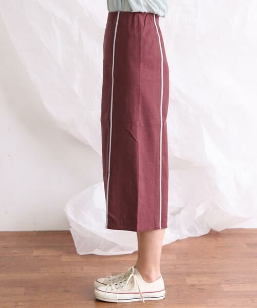 KBF / ケービーエフ スカート | カラーパイピングスカート | 詳細5