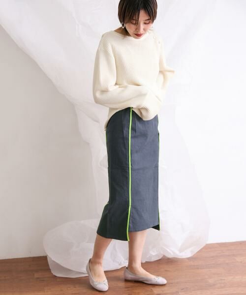 KBF / ケービーエフ スカート | カラーパイピングスカート | 詳細21