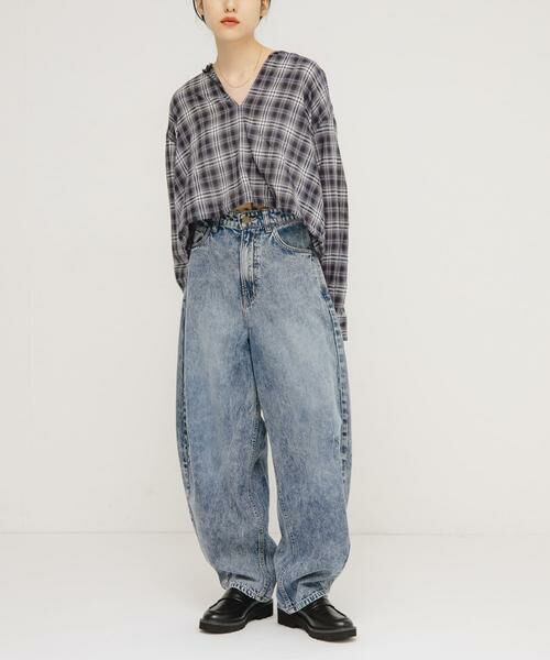 KBF / ケービーエフ デニムパンツ | 『別注』Lee101×KBF　BARREL PANTS | 詳細5