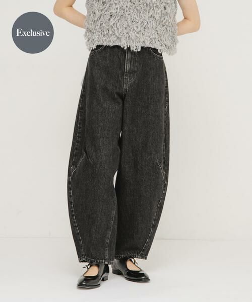 KBF / ケービーエフ デニムパンツ | 『別注』Lee101×KBF BARREL PANTS(ブラック)