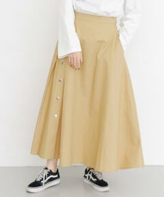 KBF / ケービーエフ スカート | サイドタックボタンフレアスカート