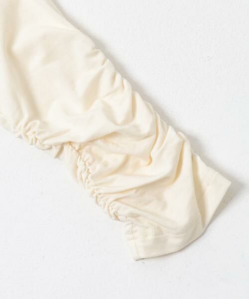 KBF / ケービーエフ Tシャツ | ドレープリボントップス | 詳細9