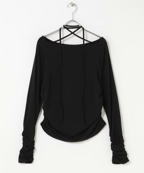 KBF / ケービーエフ Tシャツ | ドレープリボントップス | 詳細16