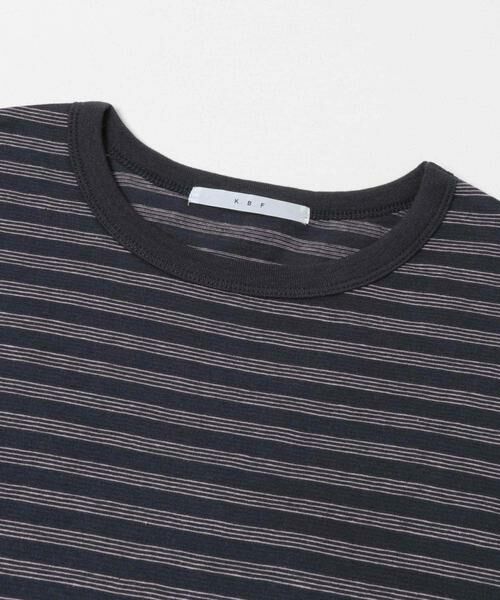 KBF / ケービーエフ Tシャツ | マルチボーダーロンTEE | 詳細16